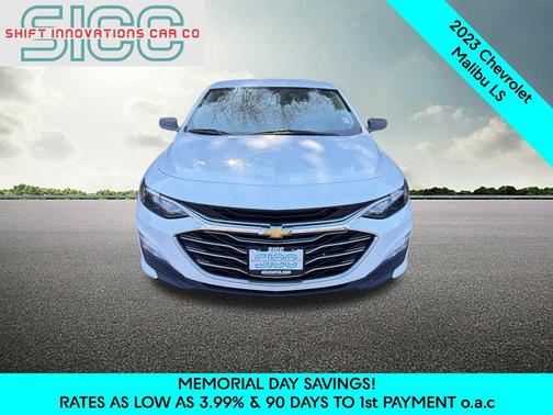 Summit White 2023 Chevrolet Malibu 1LS