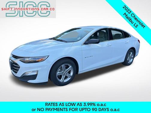 Summit White 2023 Chevrolet Malibu 1LS