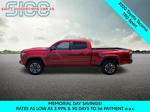Barcelona Red Metallic 2020 Toyota Tacoma TRD Sport