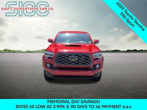 Barcelona Red Metallic 2020 Toyota Tacoma TRD Sport