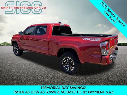 Barcelona Red Metallic 2020 Toyota Tacoma TRD Sport