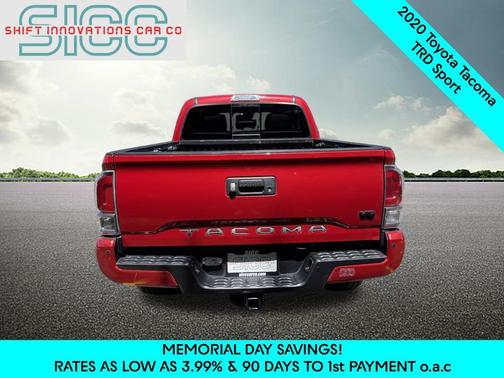 Barcelona Red Metallic 2020 Toyota Tacoma TRD Sport