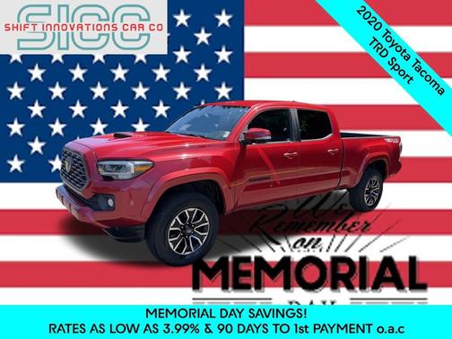 Barcelona Red Metallic 2020 Toyota Tacoma TRD Sport