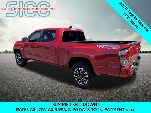 Barcelona Red Metallic 2020 Toyota Tacoma TRD Sport