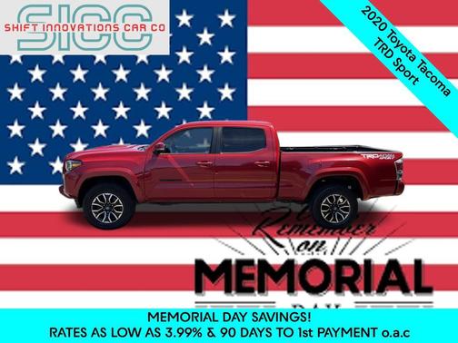 Barcelona Red Metallic 2020 Toyota Tacoma TRD Sport