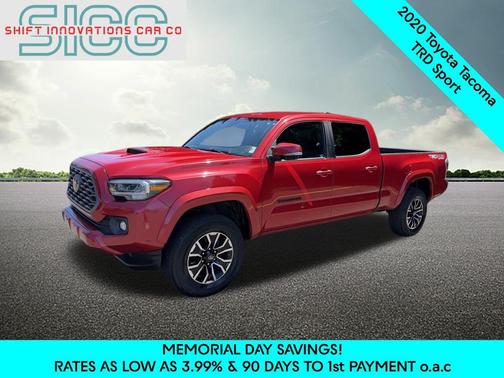 Barcelona Red Metallic 2020 Toyota Tacoma TRD Sport