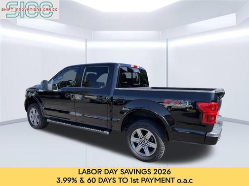 Shadow Black 2018 Ford F-150 Lariat