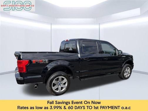 Shadow Black 2018 Ford F-150 Lariat