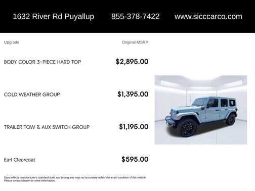 Earl Clearcoat 2023 Jeep Wrangler 4xe Sahara