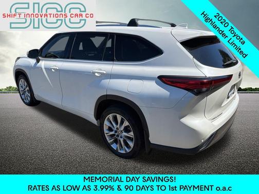 Blizzard Pearl 2020 Toyota Highlander Limited