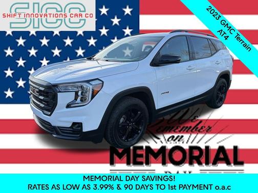 Summit White 2023 GMC Terrain AWD AT4