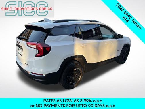 Summit White 2023 GMC Terrain AWD AT4