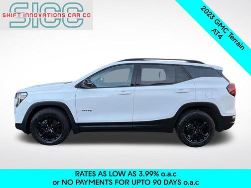 Summit White 2023 GMC Terrain AWD AT4