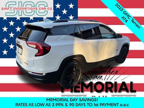 Summit White 2023 GMC Terrain AWD AT4