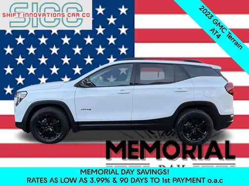 Summit White 2023 GMC Terrain AWD AT4