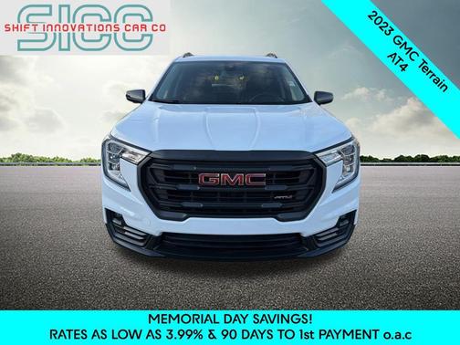 Summit White 2023 GMC Terrain AWD AT4