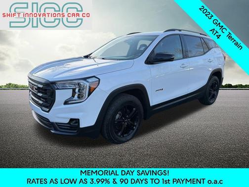 Summit White 2023 GMC Terrain AWD AT4