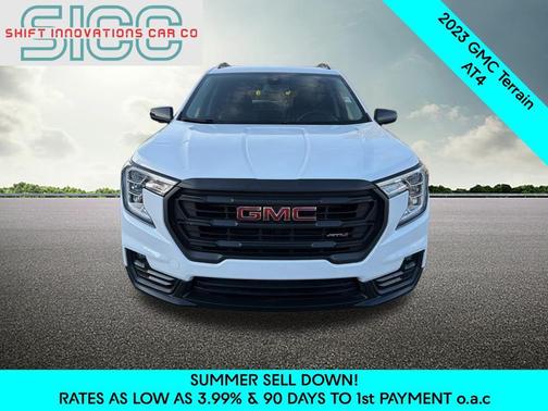 Summit White 2023 GMC Terrain AWD AT4