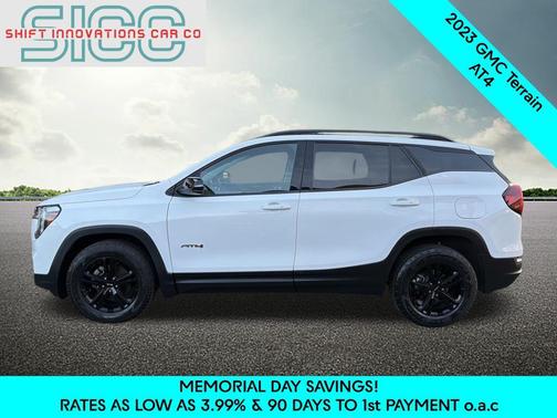Summit White 2023 GMC Terrain AWD AT4