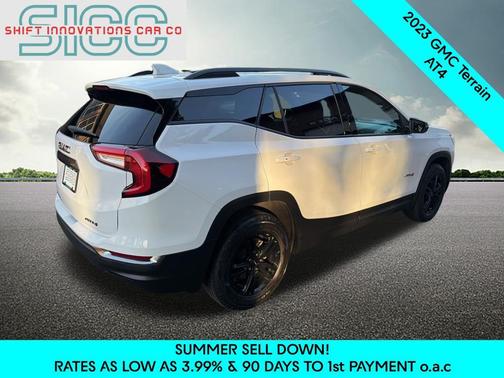 Summit White 2023 GMC Terrain AWD AT4