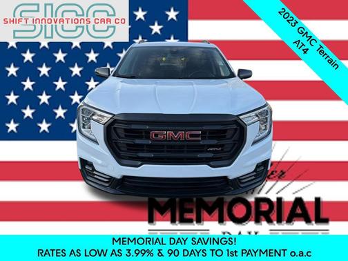 Summit White 2023 GMC Terrain AWD AT4