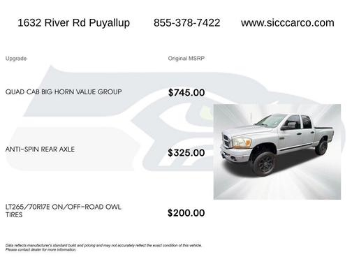 2007 Dodge Ram 2500 SLT/TRX