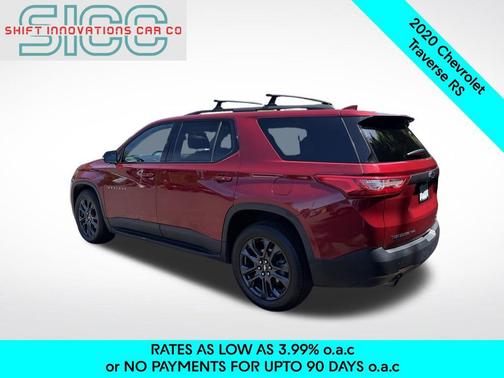 Cajun Red Tintcoat 2020 Chevrolet Traverse RS