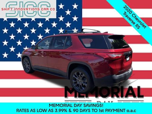 Cajun Red Tintcoat 2020 Chevrolet Traverse RS