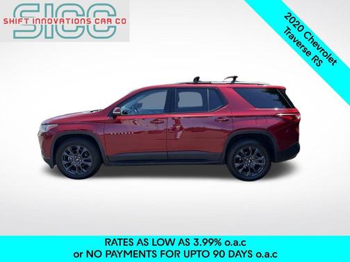 Cajun Red Tintcoat 2020 Chevrolet Traverse RS