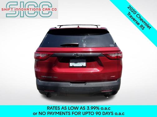 Cajun Red Tintcoat 2020 Chevrolet Traverse RS