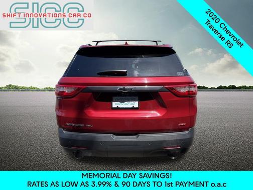 Cajun Red Tintcoat 2020 Chevrolet Traverse RS