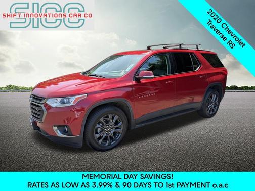 Cajun Red Tintcoat 2020 Chevrolet Traverse RS