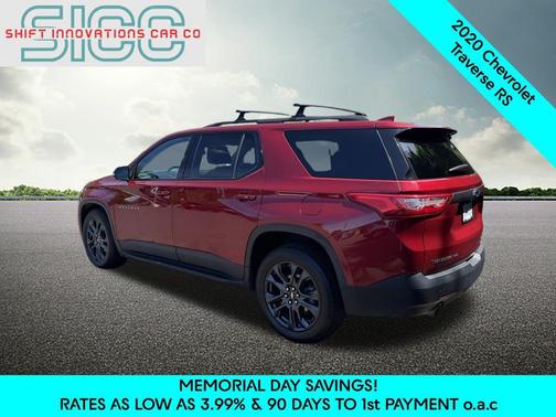 Cajun Red Tintcoat 2020 Chevrolet Traverse RS