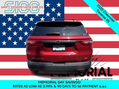 Cajun Red Tintcoat 2020 Chevrolet Traverse RS