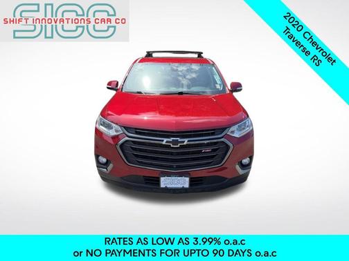 Cajun Red Tintcoat 2020 Chevrolet Traverse RS