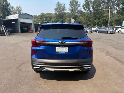 Neptune Blue 2021 Kia Seltos EX