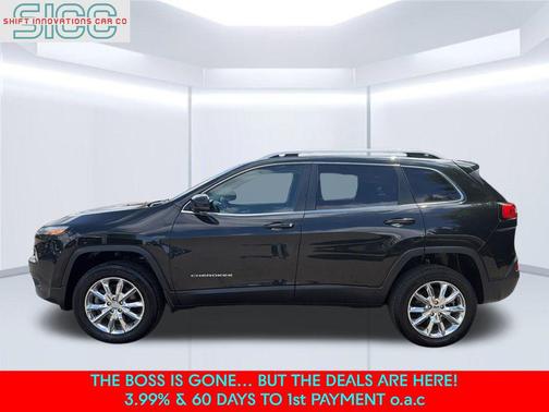 Brilliant Black Crystal Pearlcoat 2014 Jeep Cherokee Limited