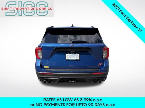 Atlas Blue Metallic 2021 Ford Explorer ST