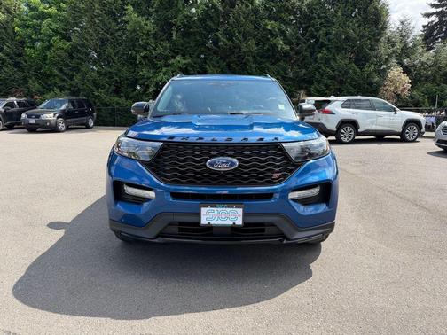 Atlas Blue Metallic 2021 Ford Explorer ST