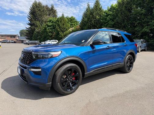 Atlas Blue Metallic 2021 Ford Explorer ST