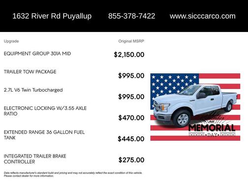 Oxford White 2020 Ford F-150 XLT