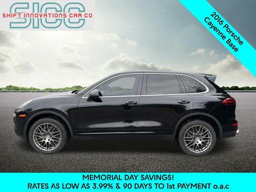 Black 2016 Porsche Cayenne Cayenne