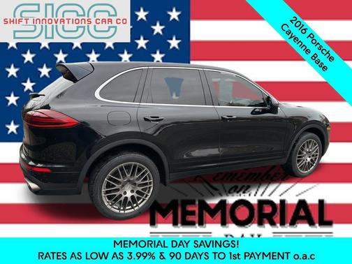Black 2016 Porsche Cayenne Cayenne