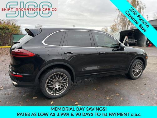Black 2016 Porsche Cayenne Cayenne