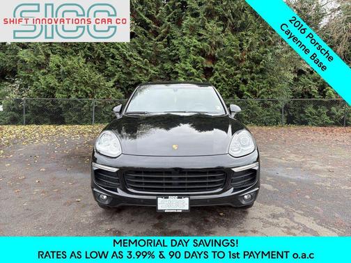 Black 2016 Porsche Cayenne Cayenne