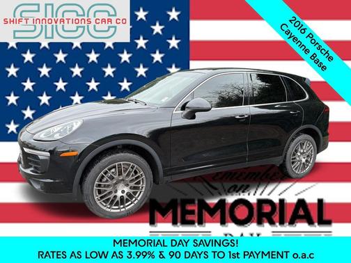 Black 2016 Porsche Cayenne Cayenne
