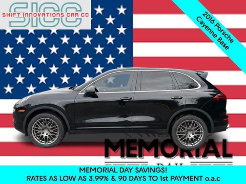 Black 2016 Porsche Cayenne Cayenne