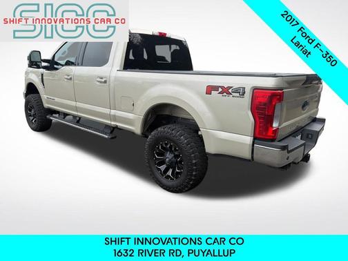 White Gold Metallic 2017 Ford F-350 Lariat