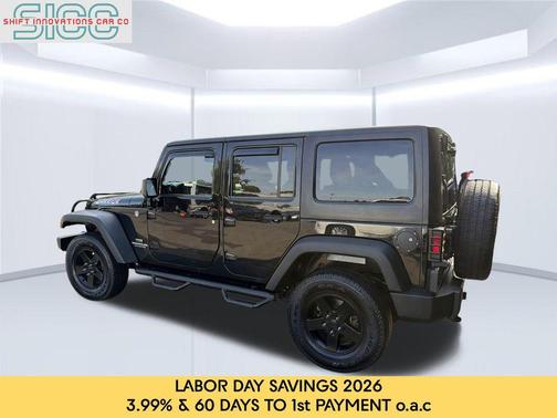 Black Clearcoat 2016 Jeep Wrangler Unlimited Sport
