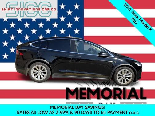 Black 2016 Tesla Model X 75D